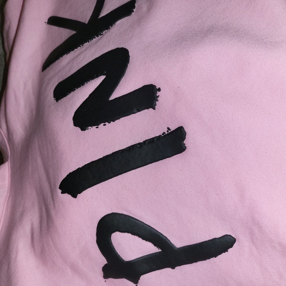 NWOT XXL PINK VICTORIAS SECRET EVERYDAY LOUNGE CAMPUS PULLOVER HOODIE - Picture 3 of 3